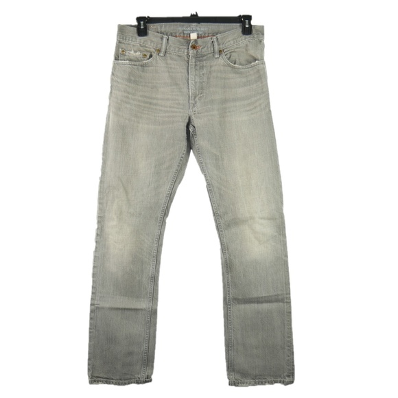 Banana Republic Other - Banana Republic Straight Fit Distressed Jeans Gray